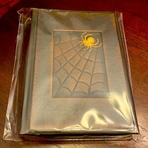 Leather Journal Spider NWT Made In Italy